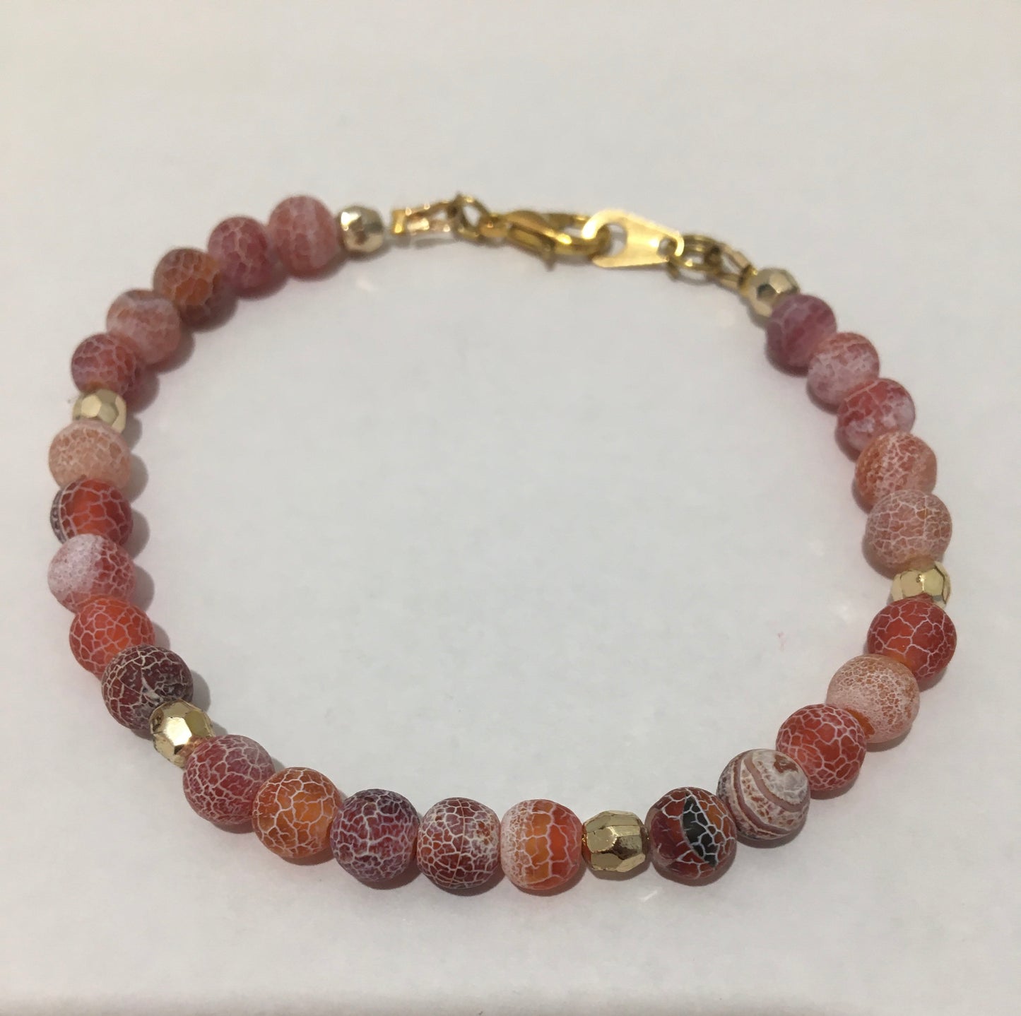 Bracelet en perles d’agate