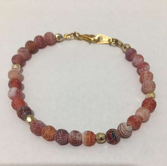 Bracelet en perles d’agate